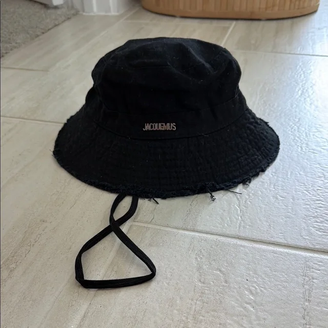 Jacquemus Bucket Hat in black from Poshmark