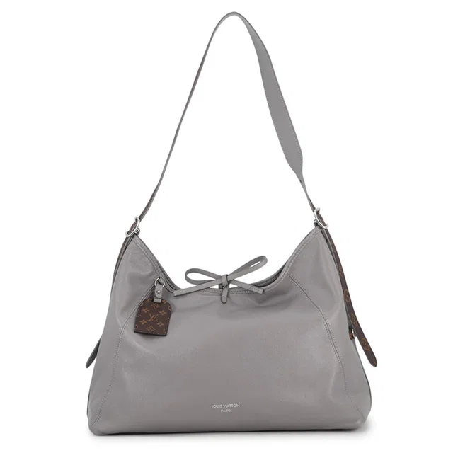 Louis Vuitton Carryall Vibe Trianon GrayM12583 Lamb Leather Size MM in Lambskin from GALLERY RARE
