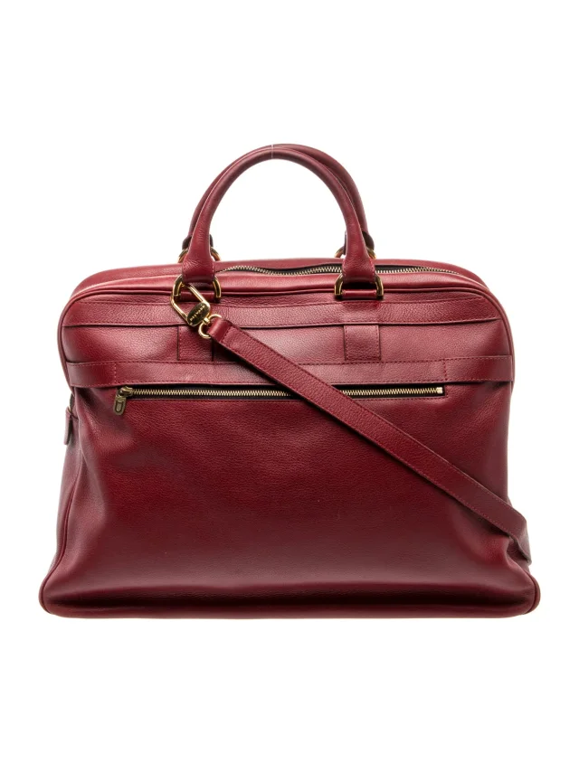 Delvaux Top Handle Bag in Leather from The RealReal, photo 4 of 6
