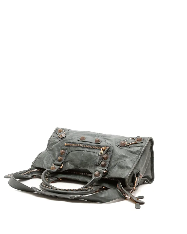 Balenciaga Motocross Giant City Bag in Leather from A Retro Tale, photo 4 of 10