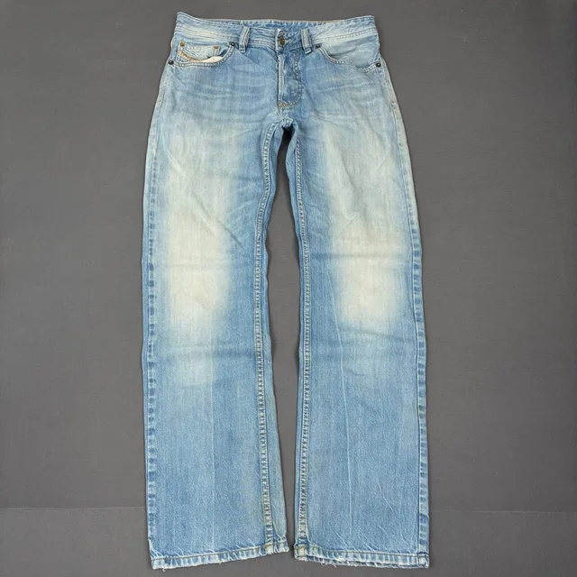 Diesel Industry Larkee Straight Light Wash Jeans Men's Size 30x30 Good Fade in blue from Poshmark