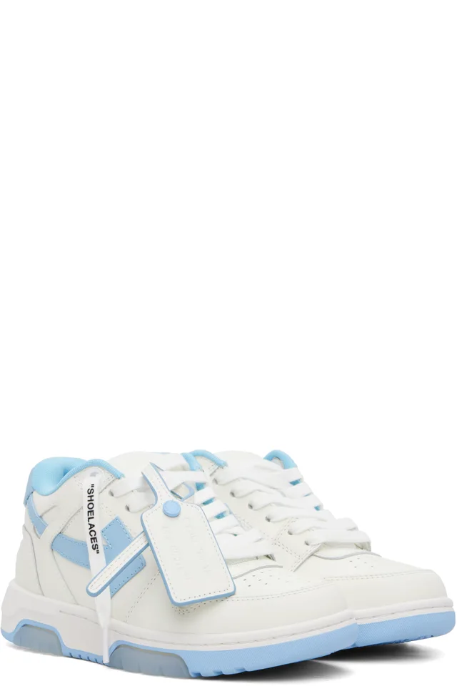 Off-White White 'Out Of Office' Calf Leather Sneakers, photo 4 of 5 from SSENSE