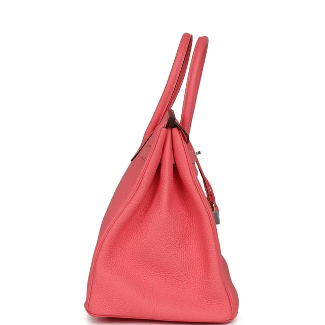 Hermès Birkin 35 Rose Azalee Clemence Palladium Hardware in Pink Clemence leather from Madison Avenue Couture, photo 2 of 2