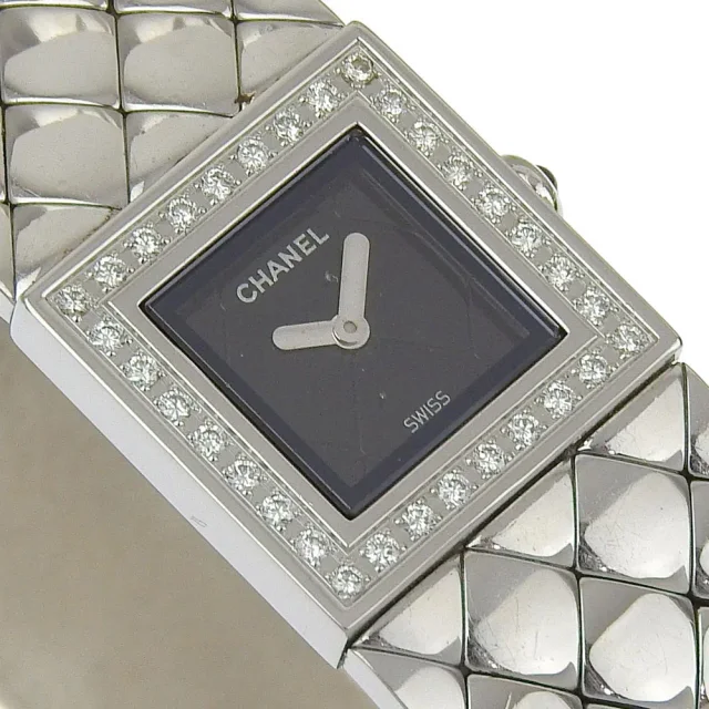 Chanel Matelasse Quartz Stainless Steel With Diamond Bezel Watch from HEWI, photo 8 of 8