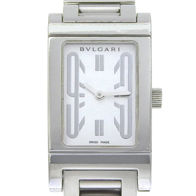 Bvlgari Rettangolo Stainless Steel Watch from LuxUness
