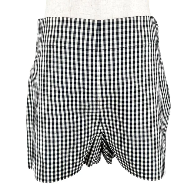 Dior Cotton Gingham Check Shorts 38 in Silk from The Reluxe