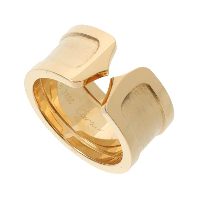 Cartier 18KC2 Ring #52 Yellow Gold in Yellow from VINTAGE QOO TOKYO