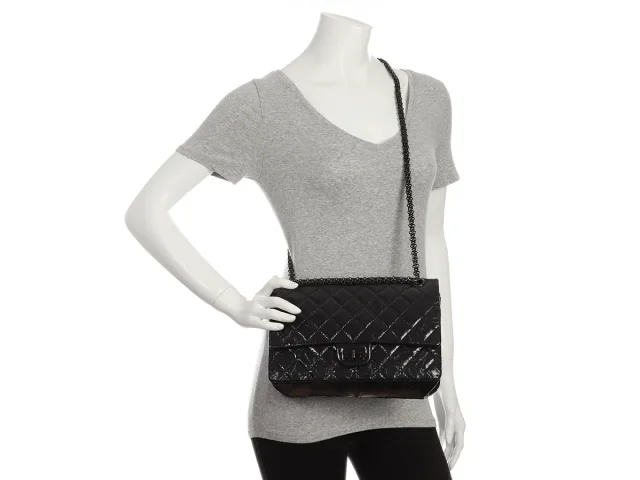 Chanel So Black Quilted Calfskin 2.55 Reissue 226 in Black Calfskin from Ann's Fabulous Finds, photo 1 of 1