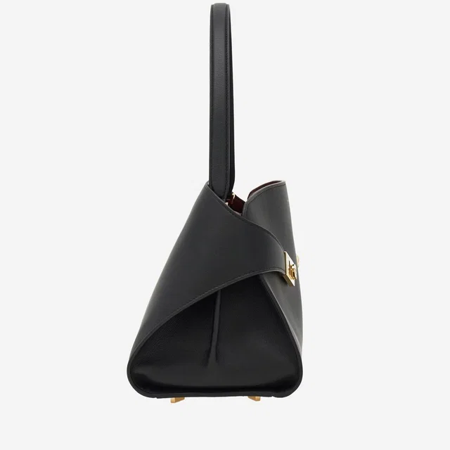 Ferragamo Hug Shoulder Bag — Black Leather in Black Leather from HEWI