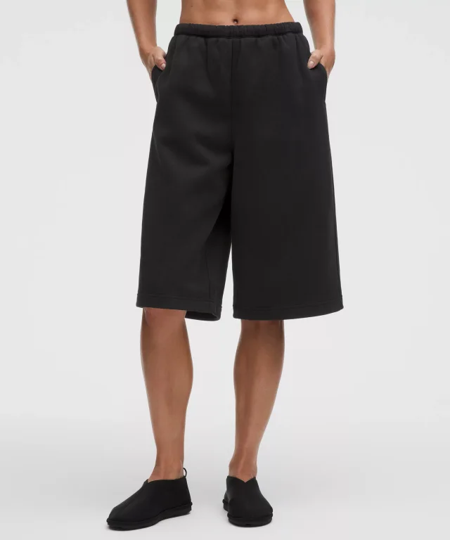 lululemon Women's Steady State SuperLoft Oversized Short 15" in Dusty Diamond, photo 9 of 14 from lululemon
