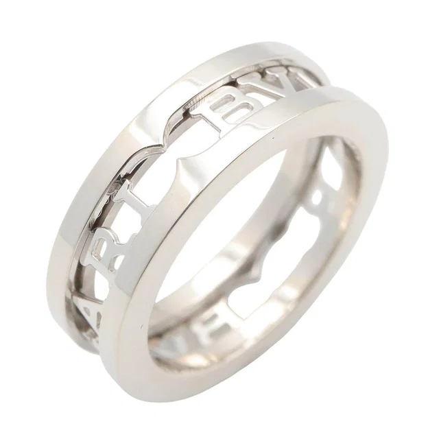 Bvlgari B-zero1 Au750 White Gold Ring Size 6.5 in White from LuxUness