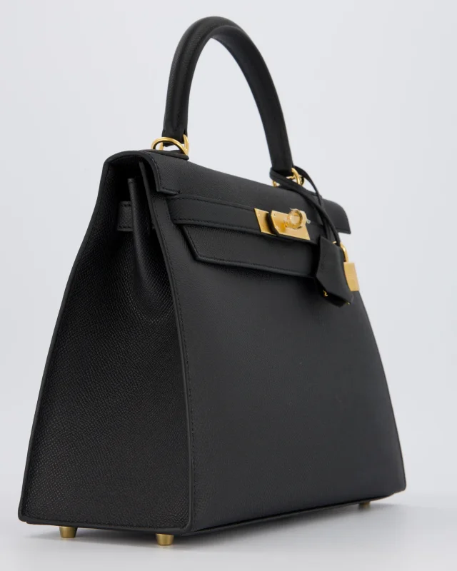 Hermès Kelly 28 Sellier Bag in Black Epsom leather from Sellier, photo 13 of 23