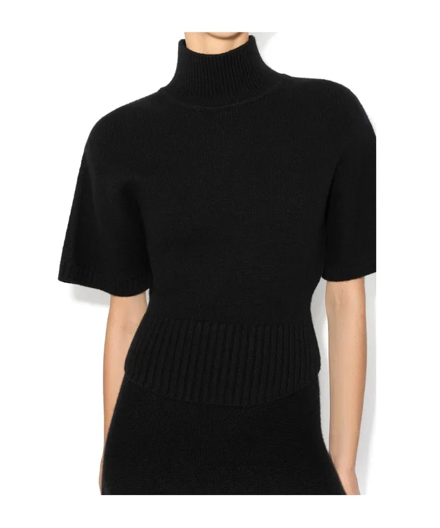 Alaïa Short-Sleeved High Neck Jumper, photo 4 of 4 from SENSER