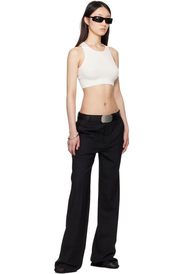 Fear of God ESSENTIALS White Soft Rib Sport Tank Top, photo 4 of 4 from SSENSE