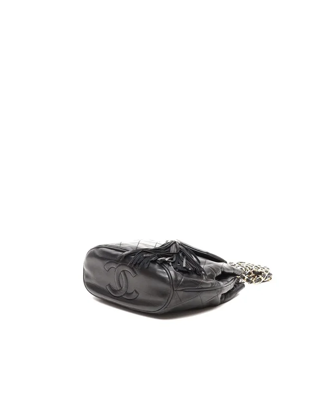 Chanel CC Quilted Tassel Bag in Leather from A Retro Tale, photo 5 of 9