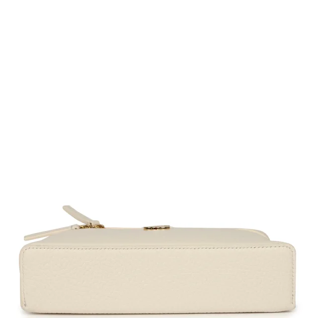 Chanel "Supple" Top Handle Long Vanity Case in White Grained Calfskin from Madison Avenue Couture, photo 6 of 10
