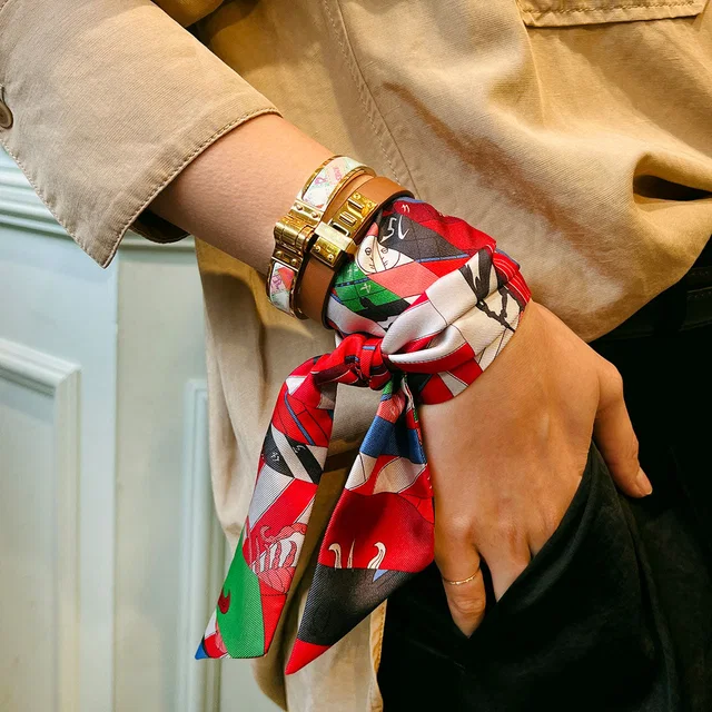Hermès Astrology Twilly Multi in Silk from VINTAGE QOO TOKYO