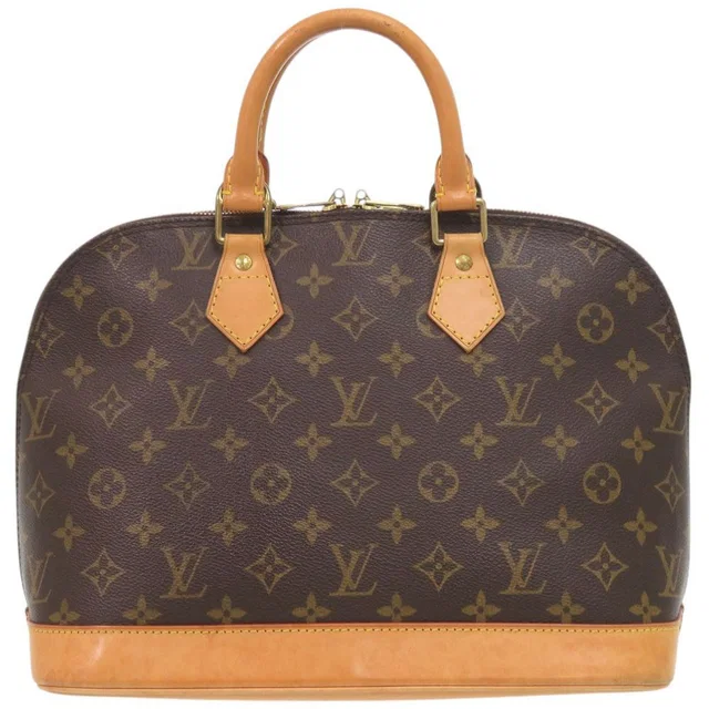 Louis Vuitton Alma Monogram Handbag in Coated canvas from The Reluxe
