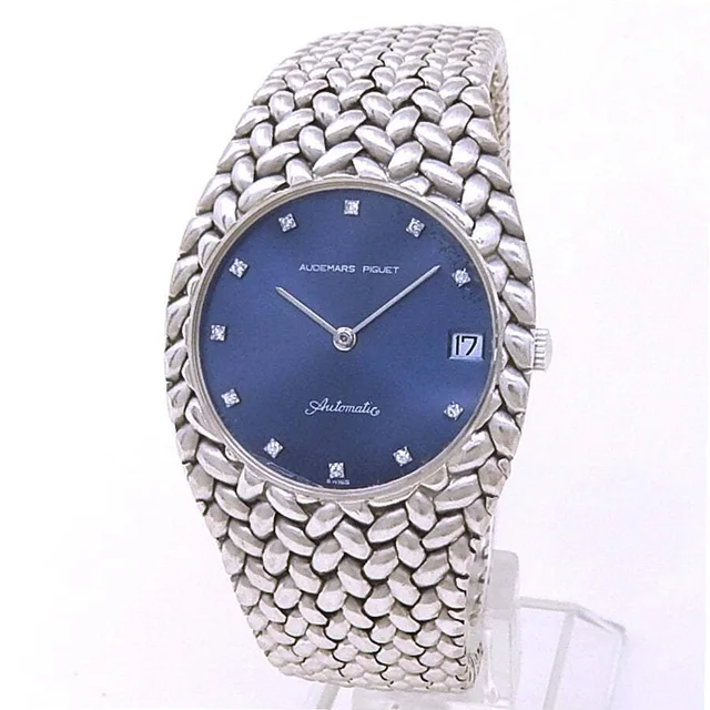 Audemars Piguet Cobra Diamond Blue Dial Mens Watch 5403BC in blue|gold|white from Jomashop.com