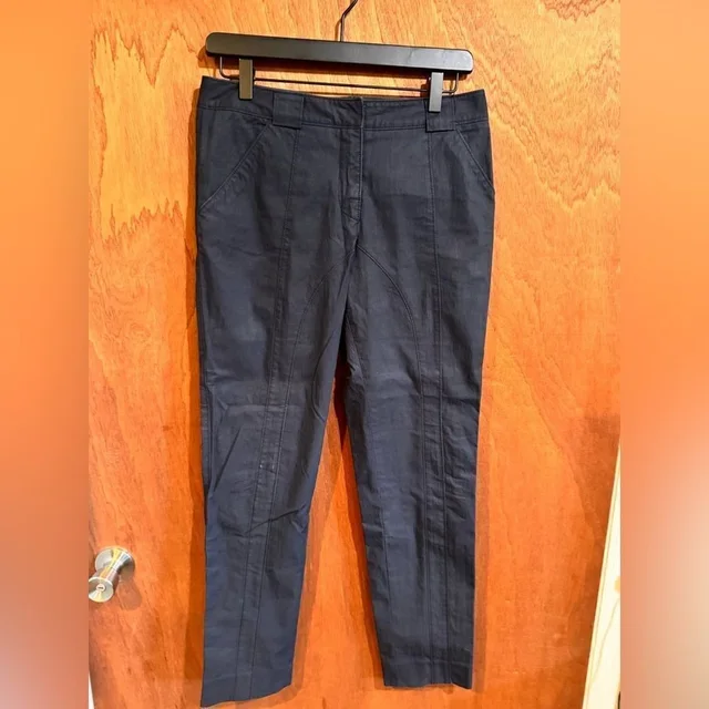 Proenza Schouler Dark Blue Pants Size 30” in blue from Poshmark