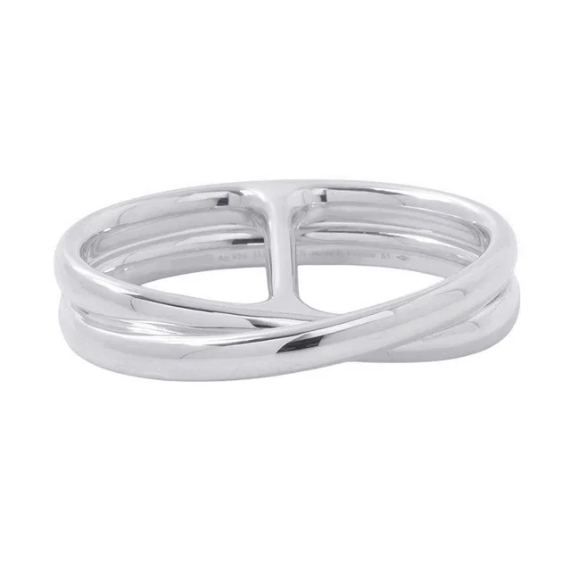 Hermès Chaine d'Ancre Punk Double Ring Size 51/#11 SV925 from GALLERY RARE