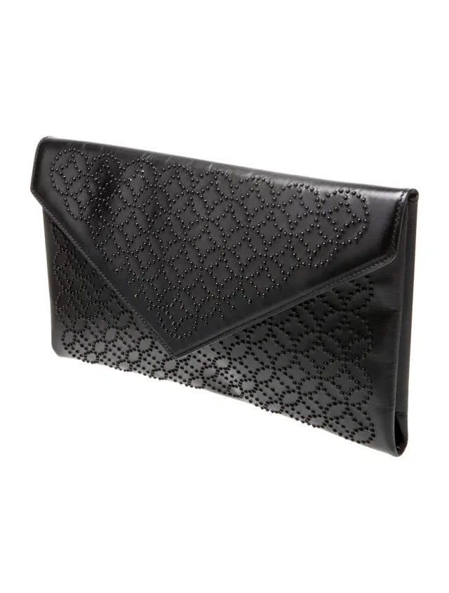 Alaïa Clutch handbags, wallets & cases in Black Leather from The RealReal, photo 3 of 6