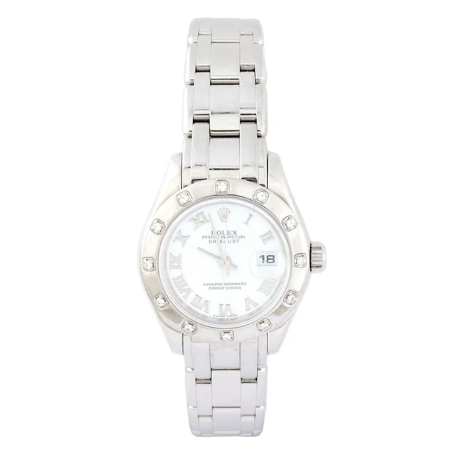 Rolex Oyster Perpetual Lady Datejust Pearlmaster Diamond 29mm Watch from Luxe.It.Fwd