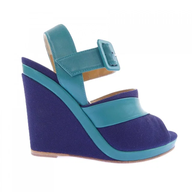 Hermès Sandals Navy in Navy from The Reluxe