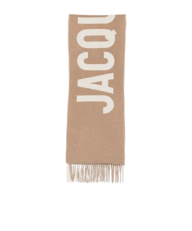 Jacquemus Lecharpe Logo Fringed Scarf from SENSER, photo 1 of 1
