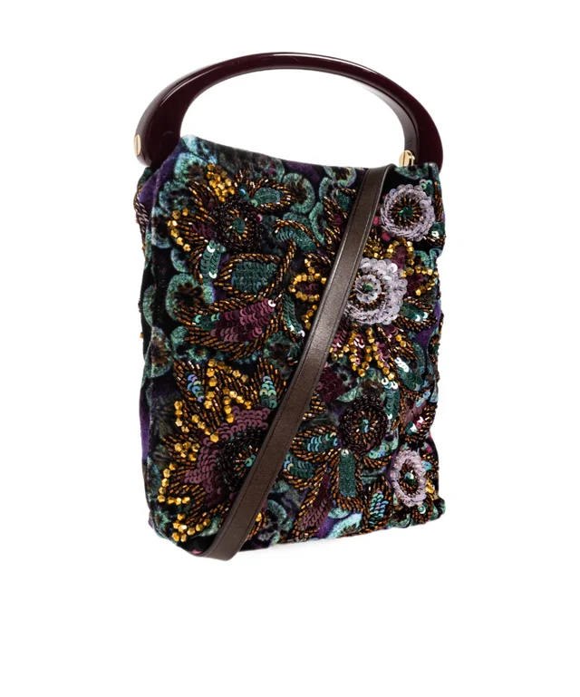 Dries Van Noten Crisp Beaded Shoulder Bag, photo 2 of 7 from SENSER