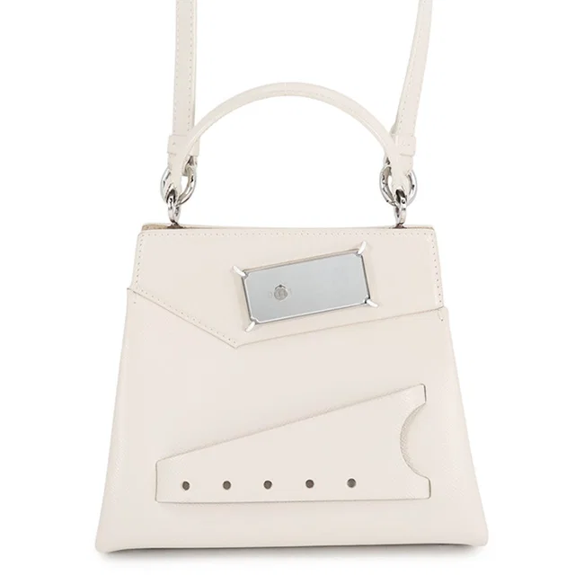 Maison Margiela Snatched Shoulder Bag GreigeS56WG0168P4745T2003 Leather Size Small in Leather from GALLERY RARE