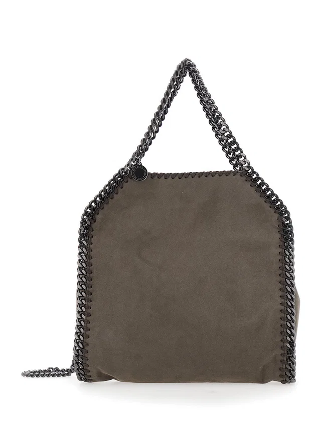 Stella McCartney Falabella Shoulder Bag — Brown Polyester in Brown Suede from HEWI