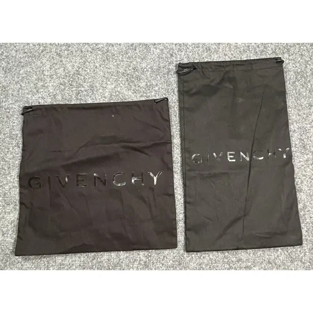 Givenchy Dust Bags Drawstring Top Black Travel Shoe Storage Set Of 2 in black from Poshmark