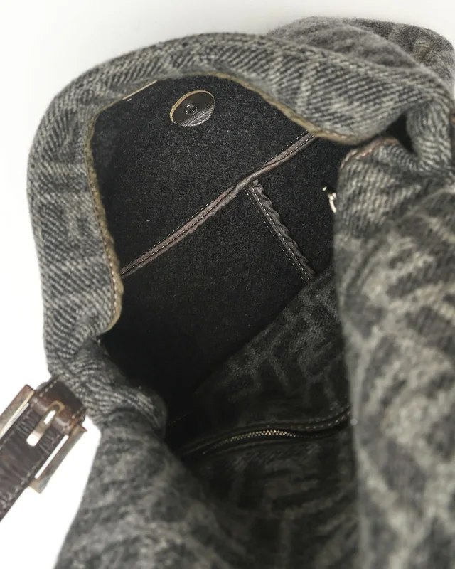 Fendi Zucca Mamma Tweed Bag in Tweed from A Retro Tale, photo 7 of 10