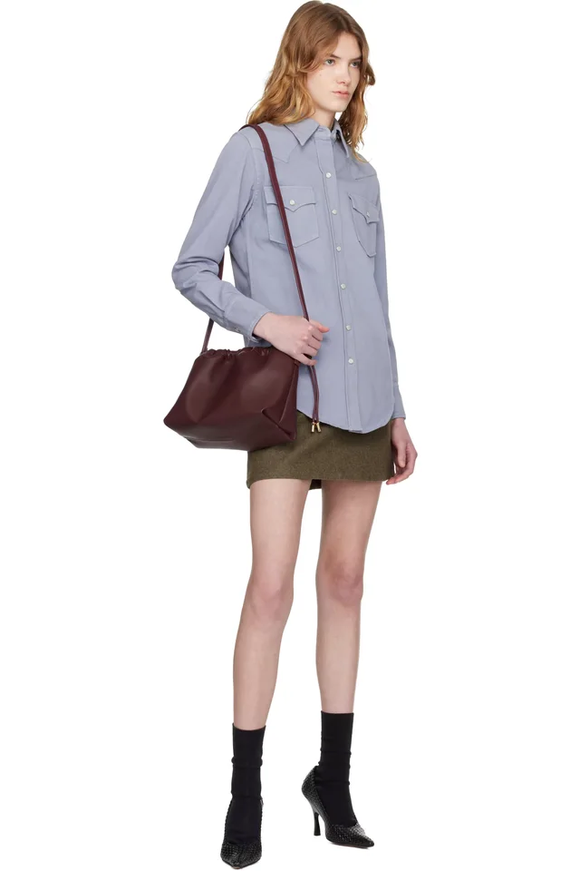 A.P.C. Burgundy Ninon Bag, photo 4 of 4 from SSENSE
