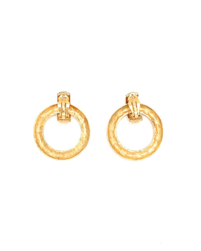 Chanel Matelassé Clip-on Earrings from A Retro Tale, photo 3 of 4