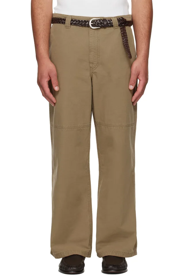 JEANERICA Beige Genua Chino Trousers, image 1 of 1 from SSENSE