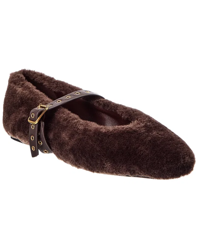 Madewell Remy Teddy & Leather Mary Jane, image 1 of 1 from Rue La La