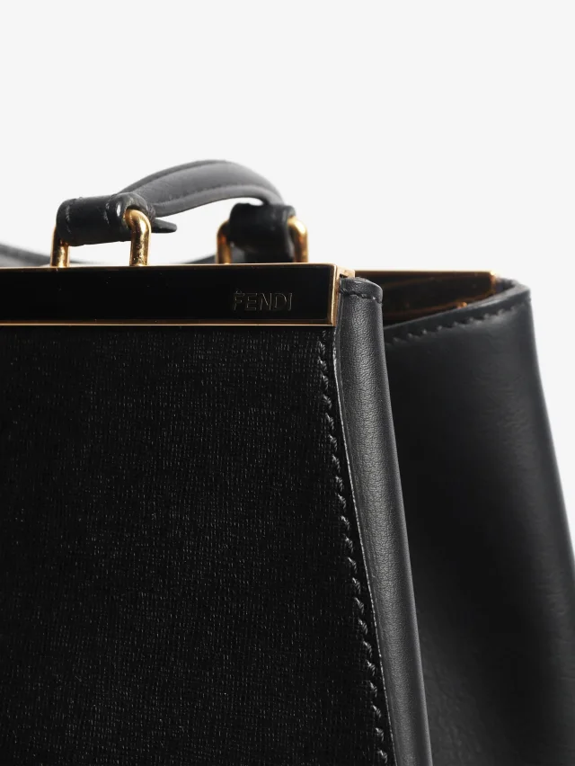 Fendi Black 3Jours tote bag in Black Leather from Sign of the Times, photo 5 of 7
