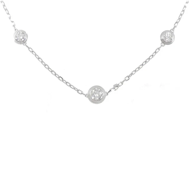 Cartier Diaman Leger 3P Diamond Necklace from LuxUness