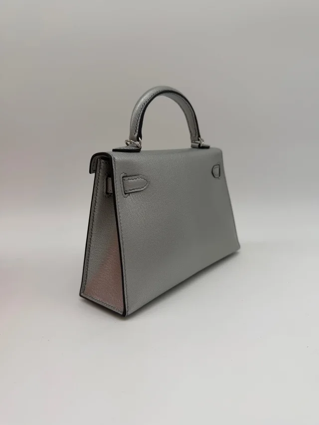 Hermès Mini Kelly Argentee Palladium Hardware from Luxury Promise, photo 6 of 11