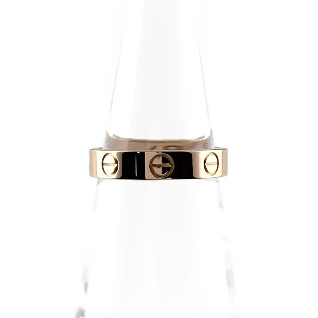 Cartier Mini Love Pink Gold Ring in Pink from The Reluxe