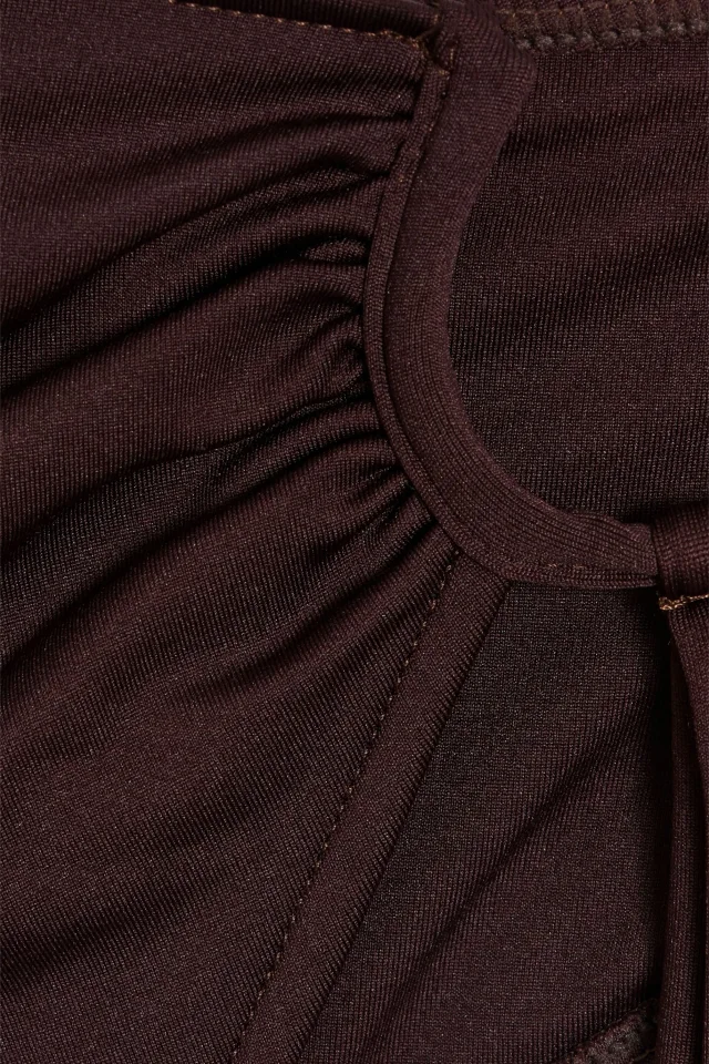 Jacquemus Aouro Ring-Embellished Bikini Briefs in Brown, photo 4 of 4 from THE OUTNET