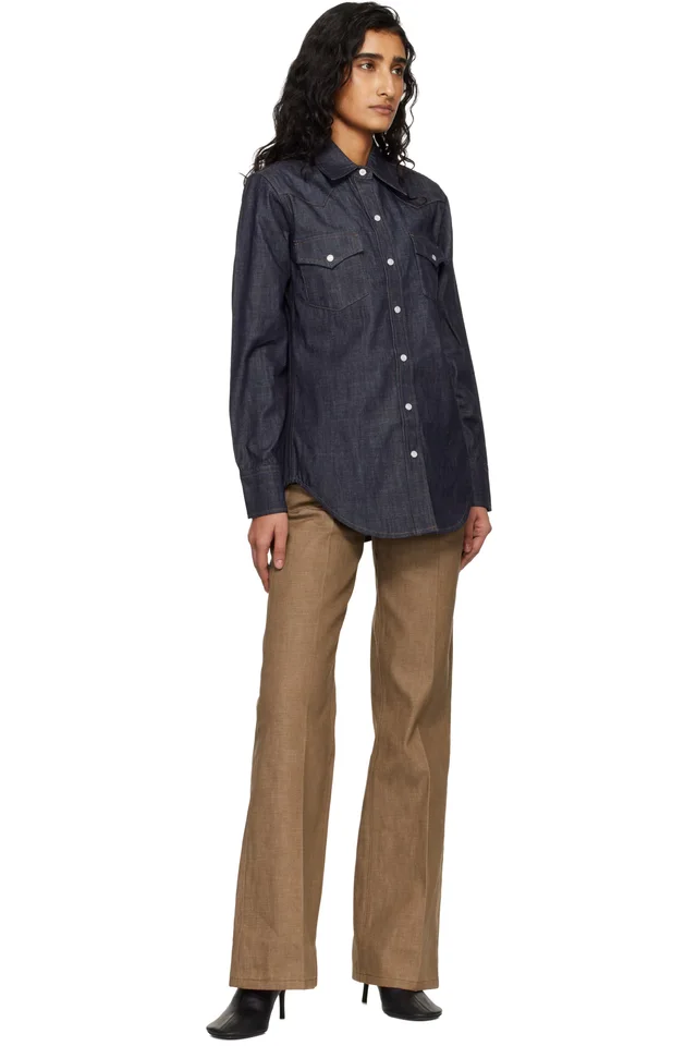 A.P.C. Tan Domino Jeans, photo 4 of 4 from SSENSE