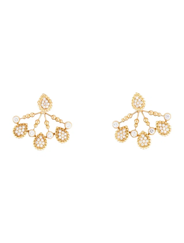 Boucheron 18K Diamond Serpent Boheme Earrings in multicolor from The RealReal