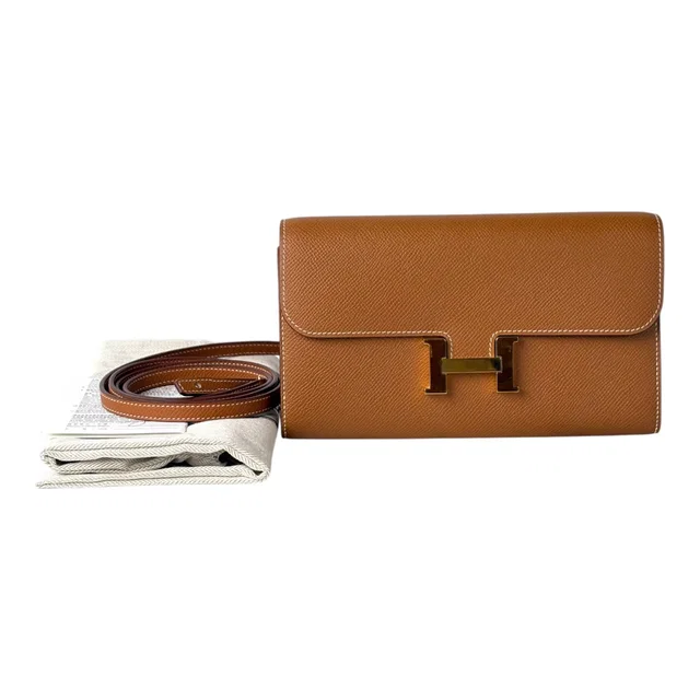 Hermès Constance To Go Gold Epson Bag in Gold from Luxury Promise