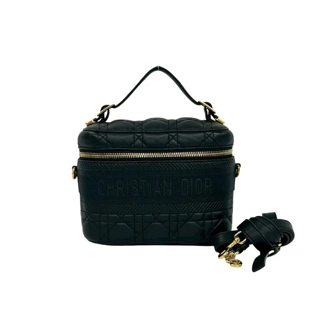 Dior Leather Shoulder Bag in black Leather from Poshmark