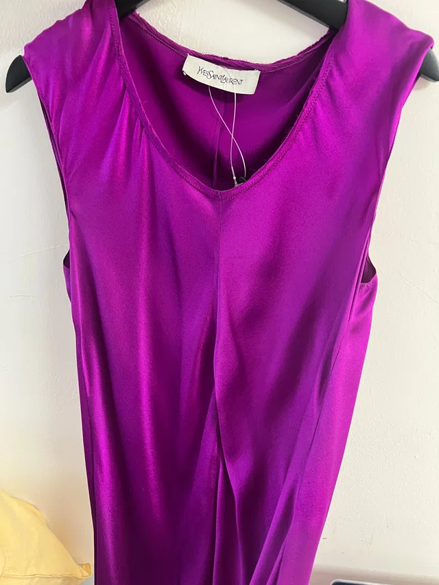 Saint Laurent Slip on 2009 silk dress in Silk from Luxury Promise
