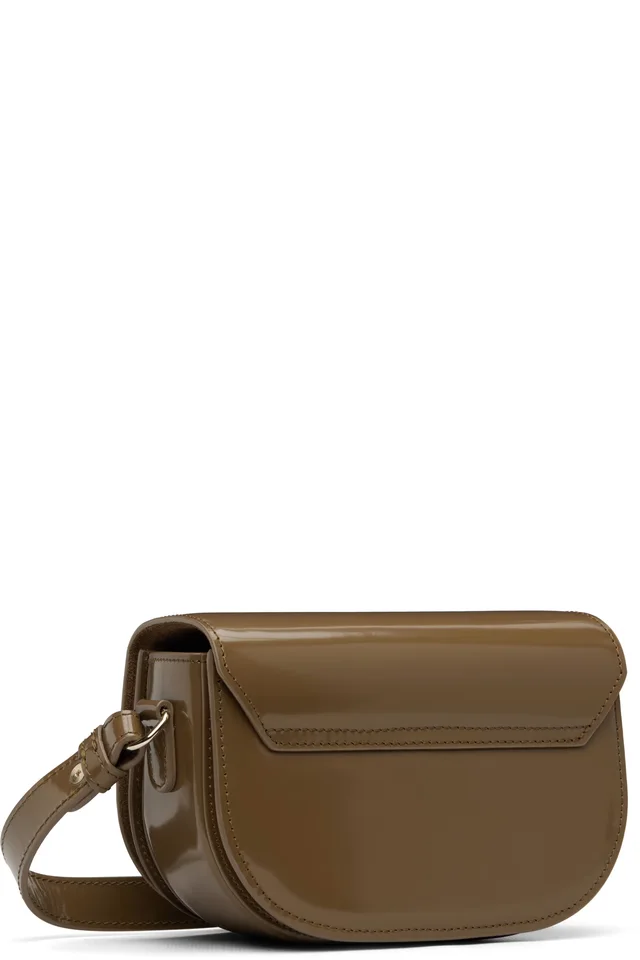 A.P.C. Khaki 'Le B Side' Small Bag, photo 3 of 4 from SSENSE