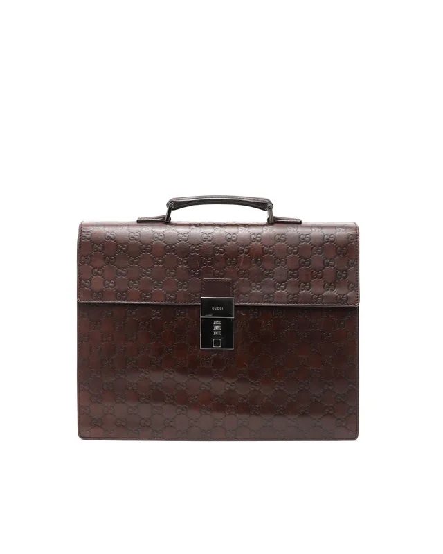 Gucci Guccissima Leather Business Bag in Leather from A Retro Tale, photo 8 of 9